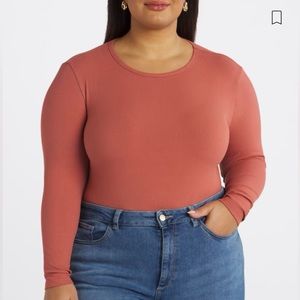 Long Sleeve Knit Bodysuit NWT